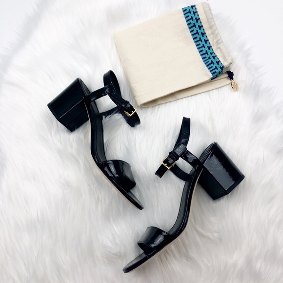 Tory Burch Shoes - New Tory Burch Laurel Black Patent Sandals